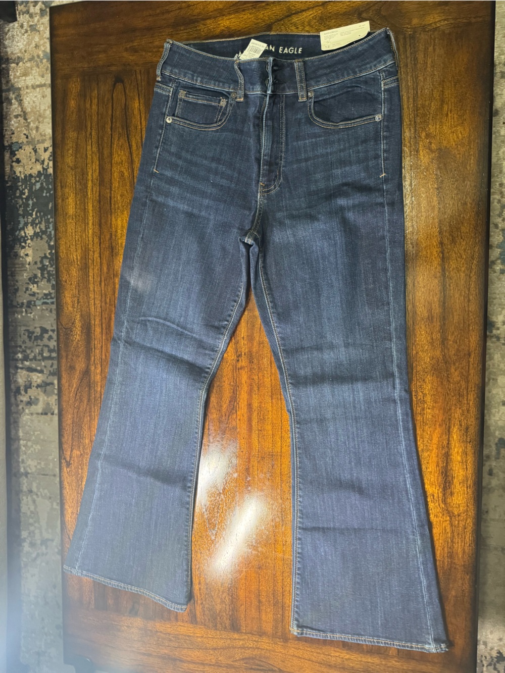 American Eagle Outfitters women’s Dark Indigo Bootcut Jeans